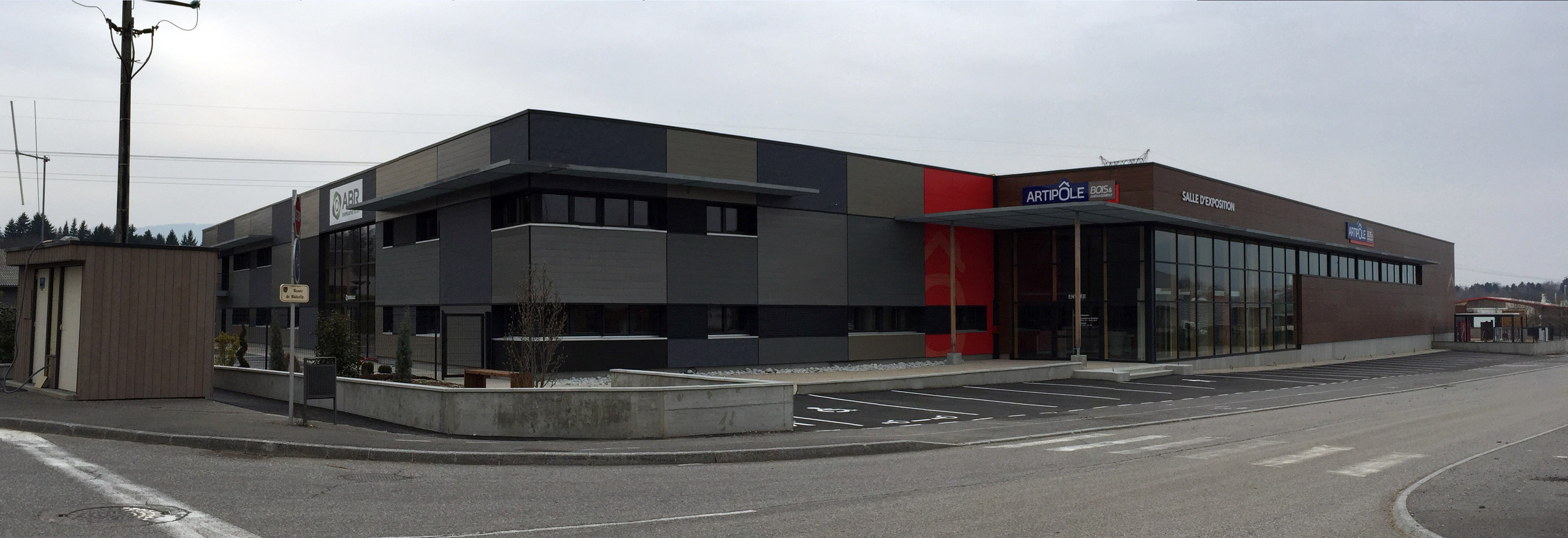 Bureaux ABR construits sur radier isolé