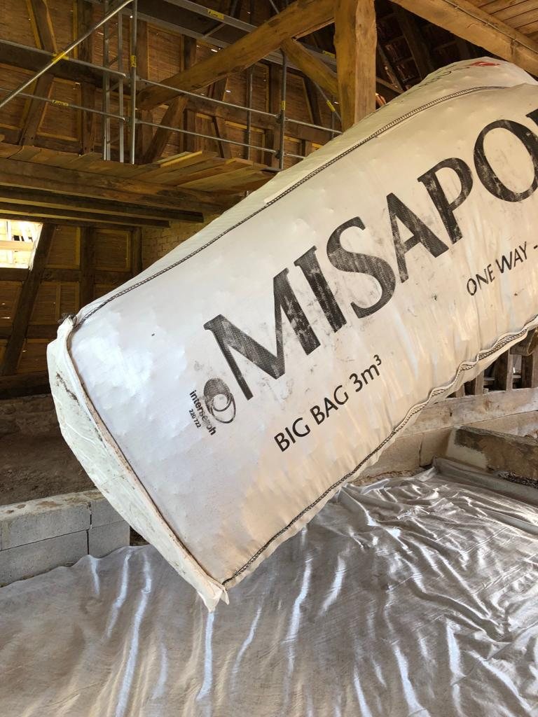 Big Bag MISAPOR sur le chantier de Durrenbach