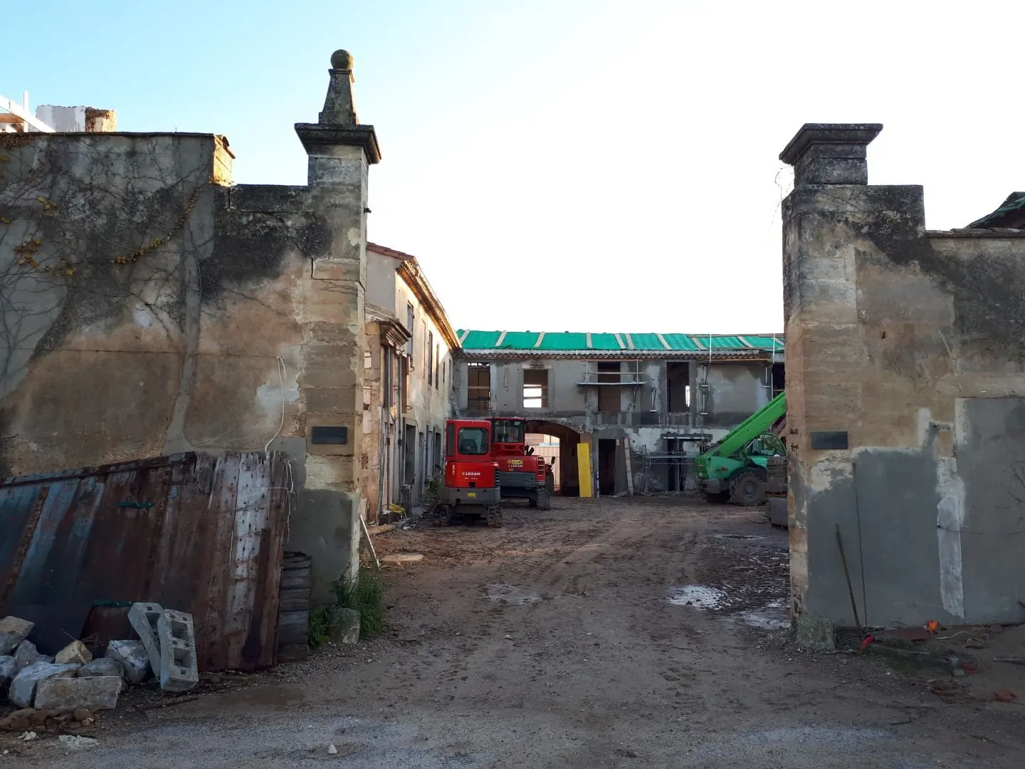 Livraison du MISAPOR sur le chantier du Mas Larrier