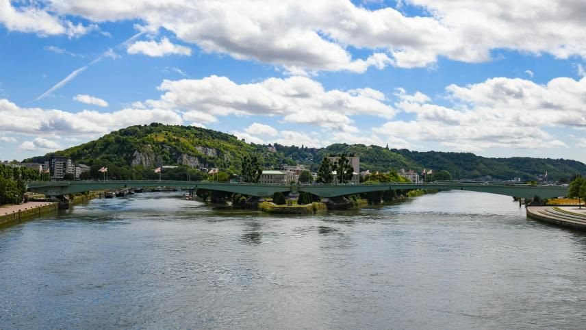 Vue générale du pont Corneille à Rouen