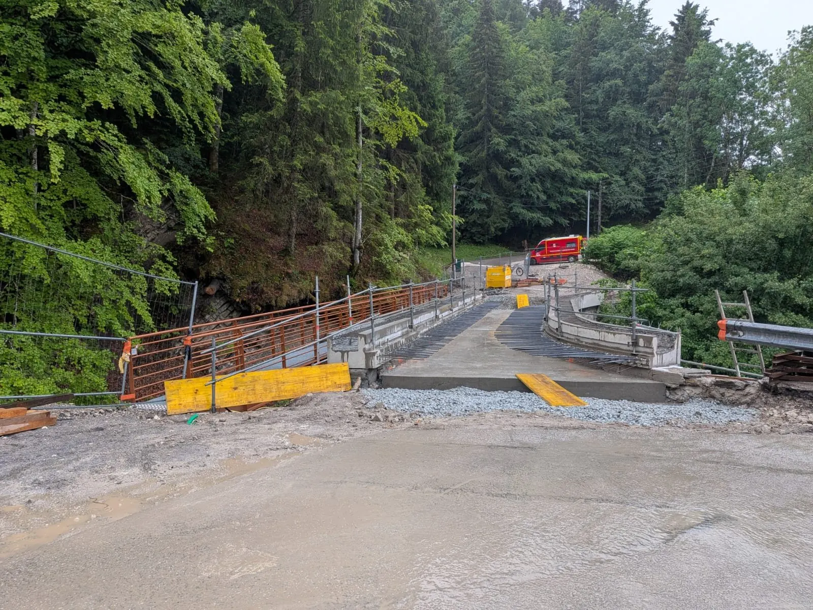 Pont de la Perrière après les travaux de réparation